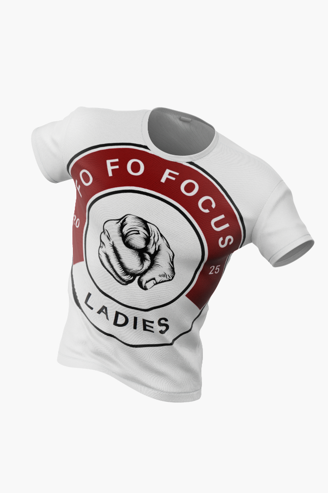 Home focus ladies round nec t shirt